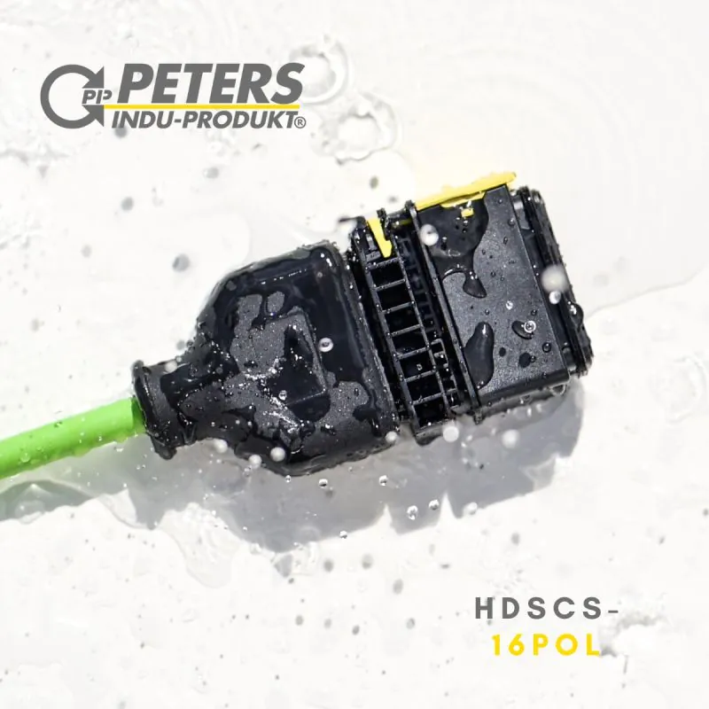 Wasserdichter 16-poliger Steckverbinder HDSCS